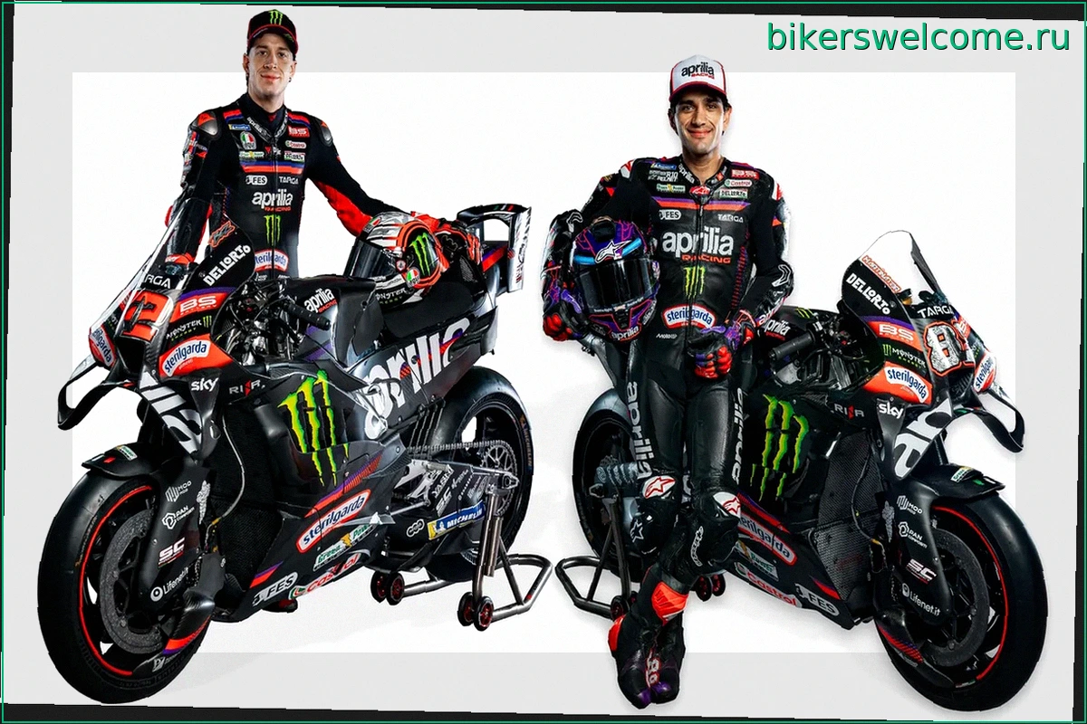 MotoGP: Aprilia и Monster Energy Объявляют Историческое Партнерство